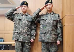 BTS: RM and V graduate as elite military trainees; pics and videos from ceremony go viral