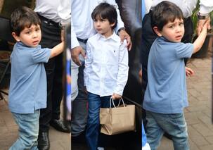 भाई तैमूर संग नाना-नानी के घर पहुंचे जेह अली खान, कैमरा देख रोते-रोते रुक गए नन्हें नवाब