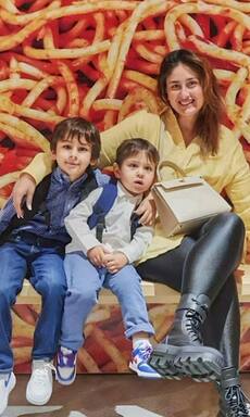 Top 10 cutest pictures of Kareena Kapoor Khan with Taimur, Jeh that will make your day