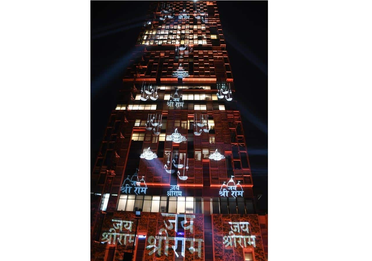 Ahead of Ayodhya Ram Mandir inauguration, Mukesh Ambani's Antilia ...