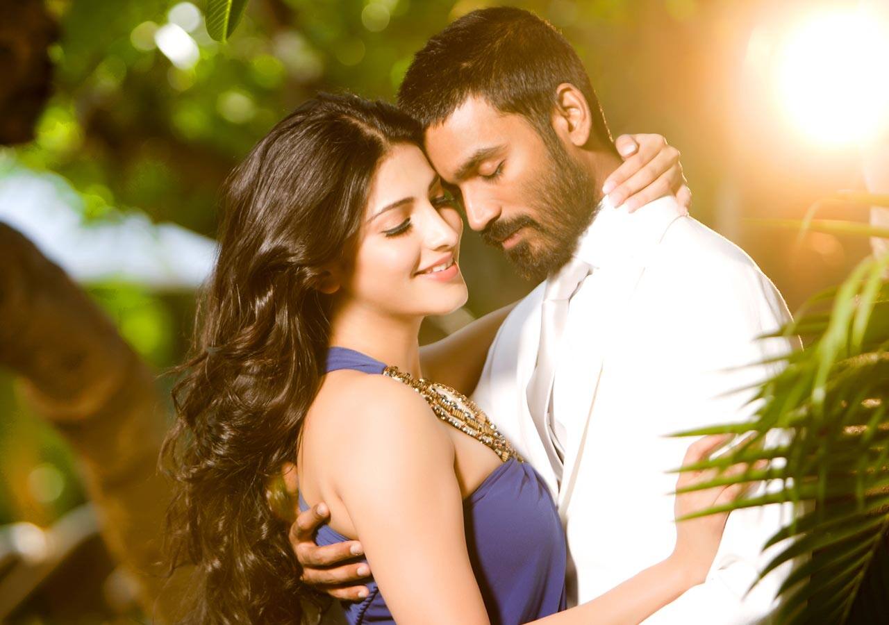 Dhanush and Shruti Haasan