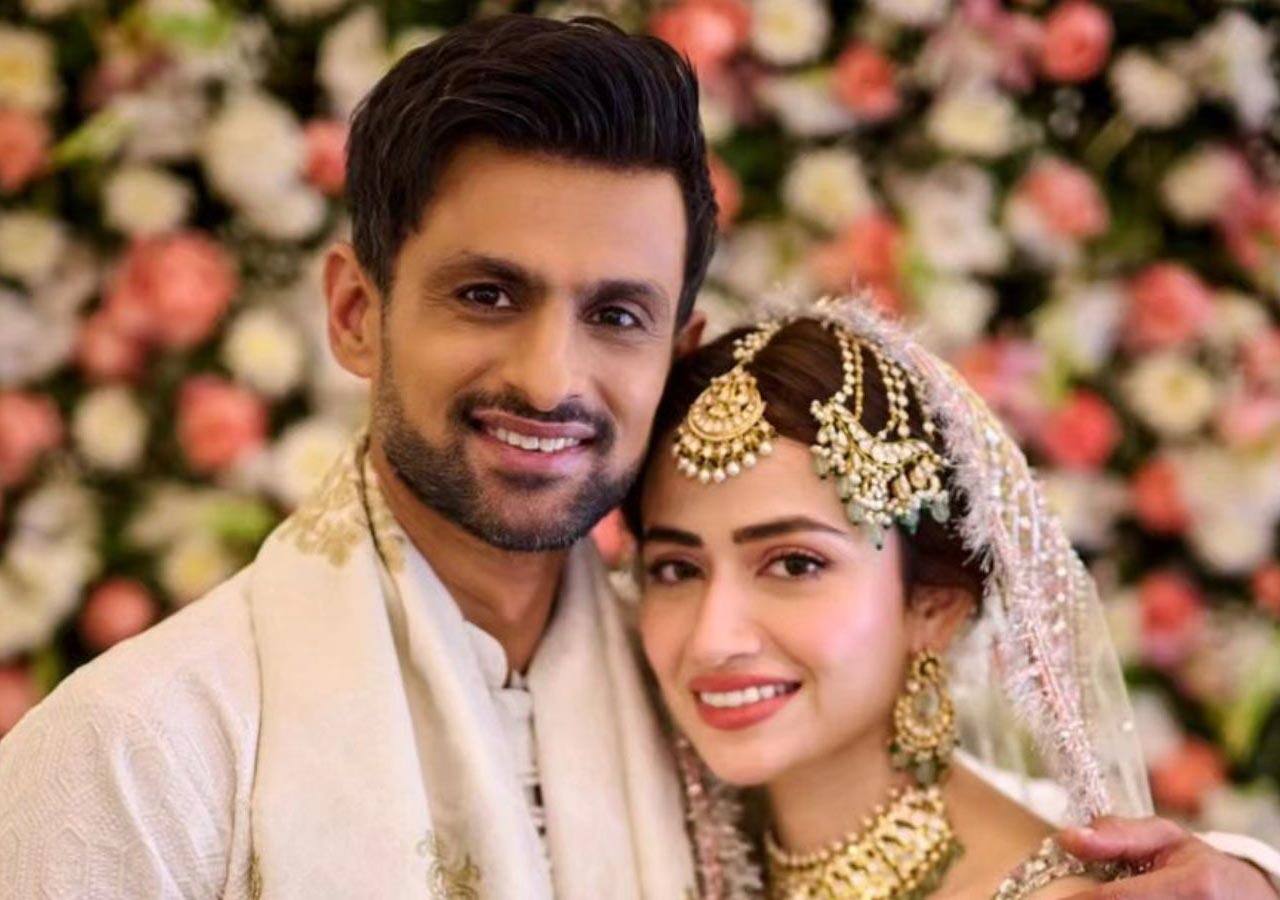 Shoaib Malik and Sana Javed