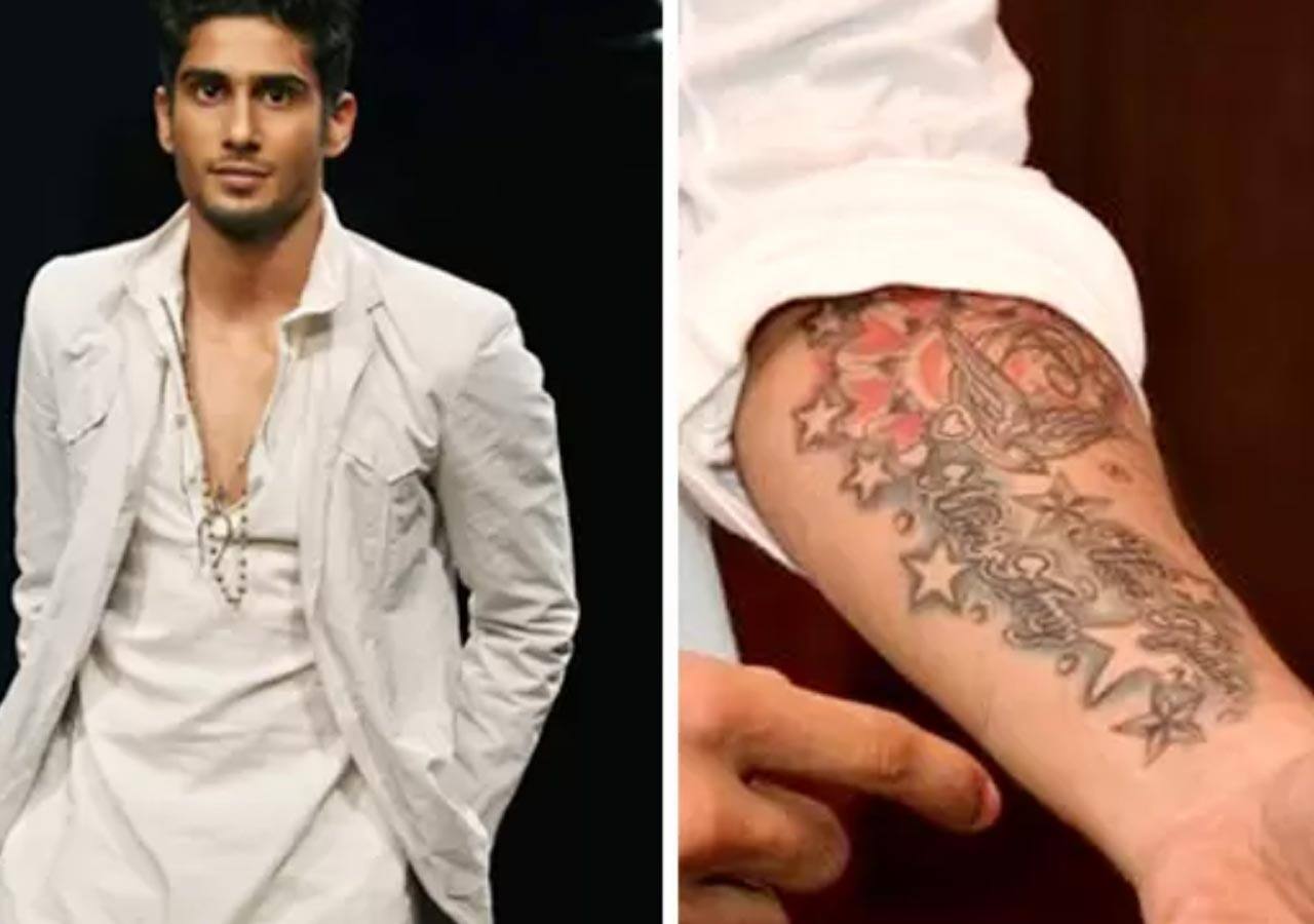 Prateik Babbar had a colourful tattoo on his wrist