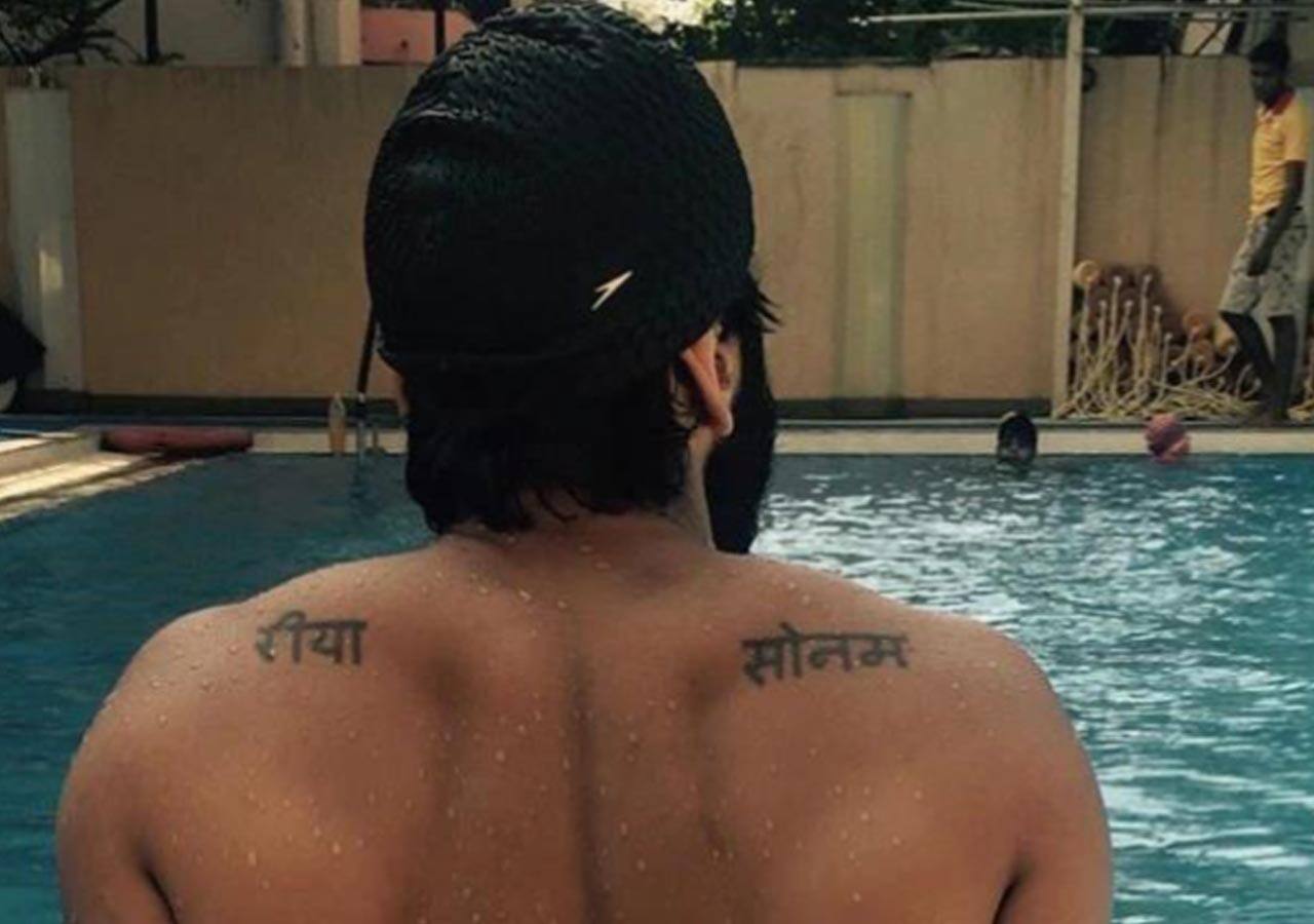 Harshvardhan Kapoor tattooed his sisters name on his shoulders