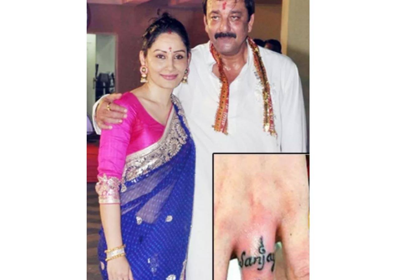 Maanayata Dutt tattooed Sanjay Dutt's name on her ring finger