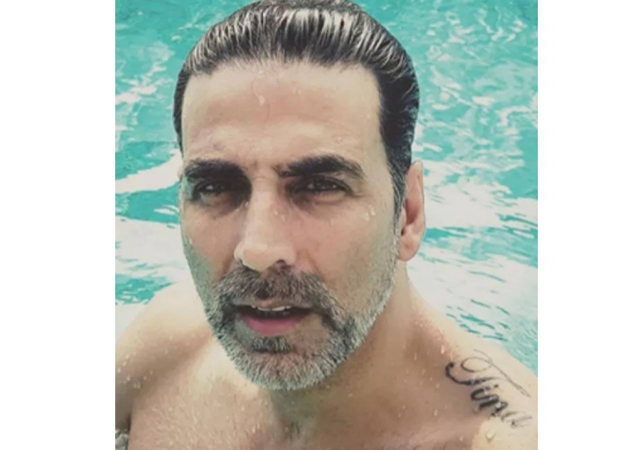 Akshay Kumar go inked his wife's name