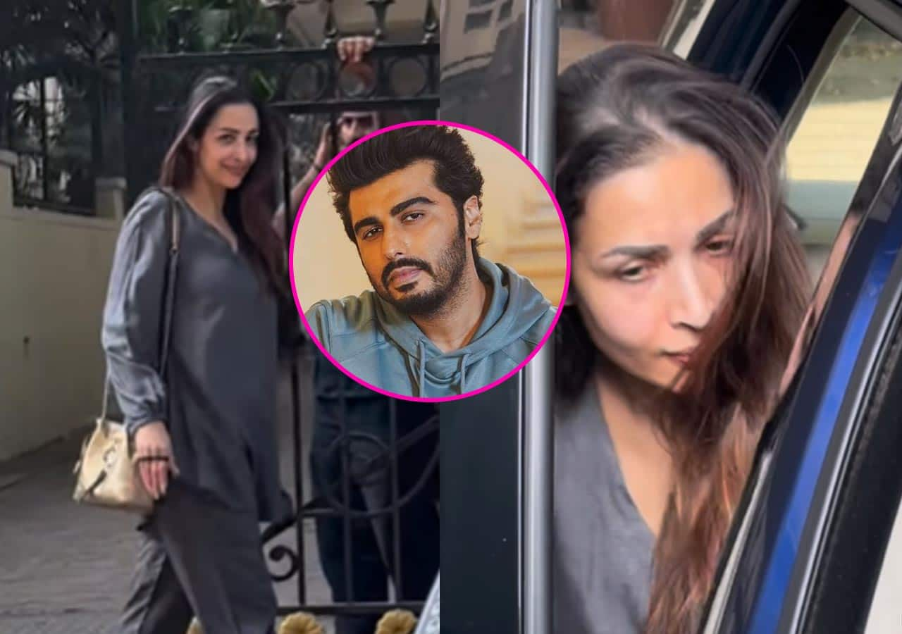 Amid breakup rumours with Arjun Kapoor; Malaika Arora secretly visits beau’s house, fans say she looks sad [Watch video]