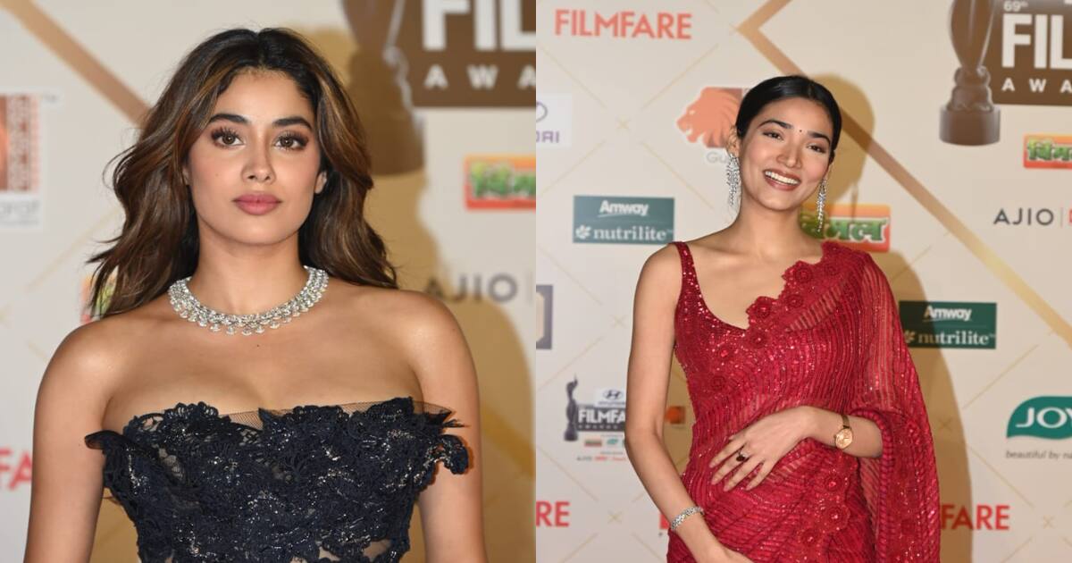 69th Filmfare Awards 2024: Janhvi Kapoor, 12th Fail fame Medha Shankr ...