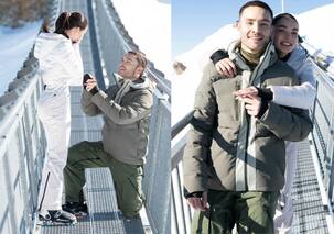 एमी जैक्सन को स्विटजरलैंड की वादियों में बॉयफ्रेंड ने पहनाई इंगेजमेंट रिंग, एक्ट्रेस ने शेयर कीं सगाई की तस्वीरें