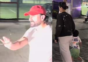 Saif Ali Khan looks miffed as paparazzi reaches son Jeh's football match ‘Bachhe k match ko film event...' [Watch Video]