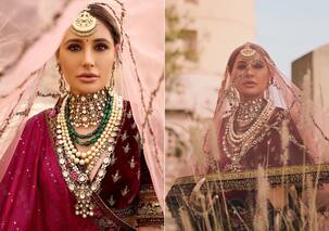 दुल्हन के जोड़े में नरगिस फाखरी ने दिए पोज, उदय चोपड़ा संग लव स्टोरी का हुआ था दर्दनाक अंत