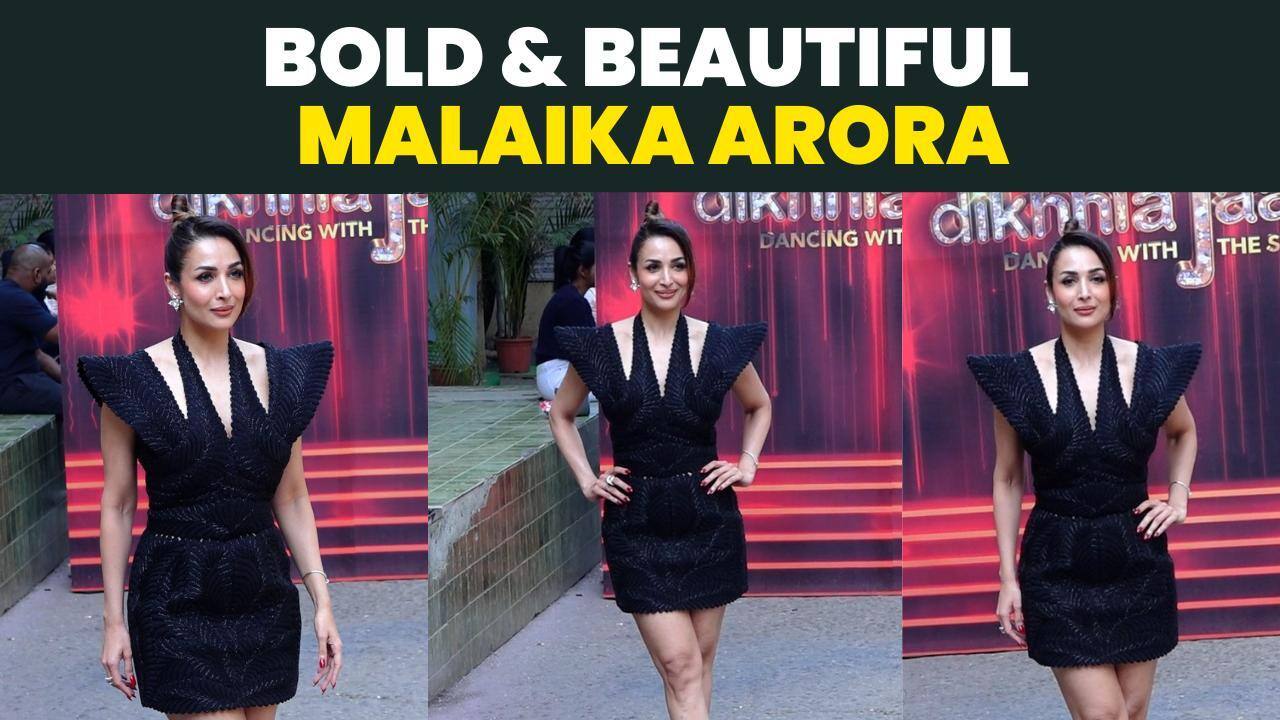 Malaika Arora sizzles in a little black dress on Jhalak Dikhhla Jaa 11 ...