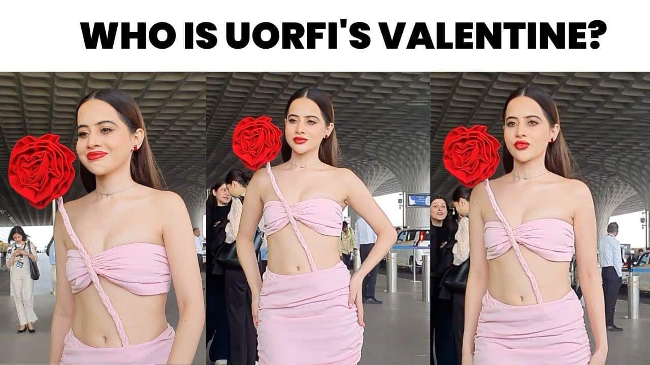 Uorfi Javed’s Valentine’s Day look is too hard to miss; Bigg Boss fame gets mobbed by fans at the airport [Video]