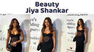 Jiya Shankar raises the temperature in a black bodycon dress at Divya Agarwal’s cocktail party [Video]