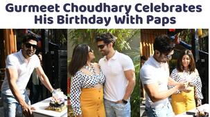 Gurmeet Choudhary celebrates his birthday with wife Debinna Bonnerjee and Paps, video goes viral