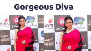 Bhagyashree stuns in black and red saree; netizens can’t get over her look [Watch Video]