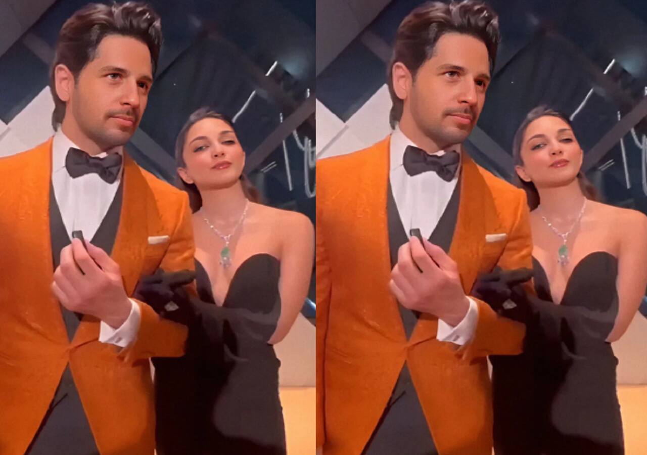 Kiara Advani steals the show as she poses with hubby Sidharth Malhotra at an event
