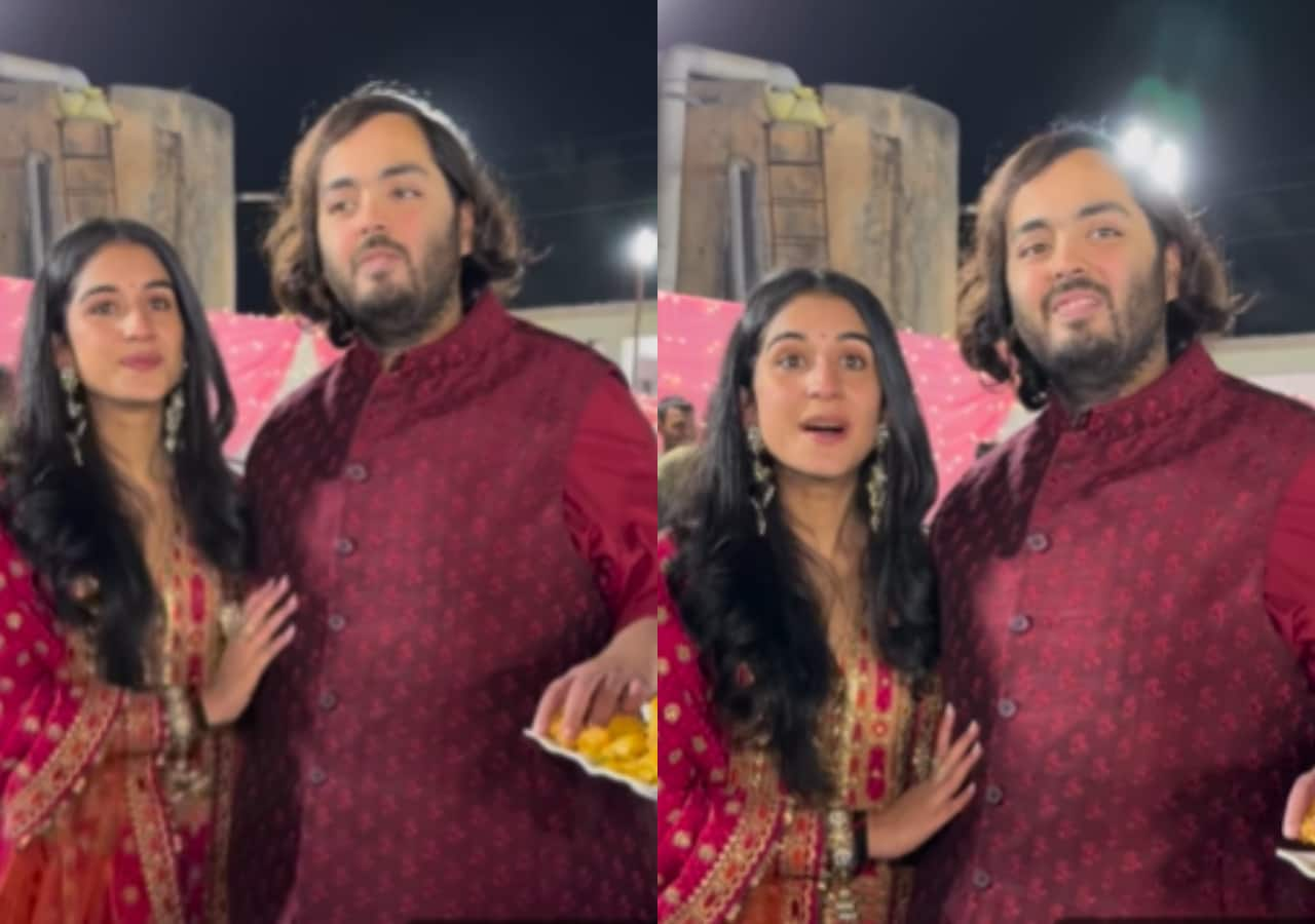 Anant Ambani, Radhika Merchant wedding: Bride and Groom happily pose ...