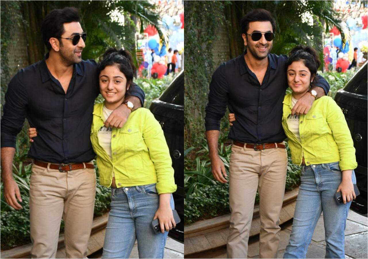 Ranbir Kapoor and Samara Sahni at Jeh Ali Khan's bash