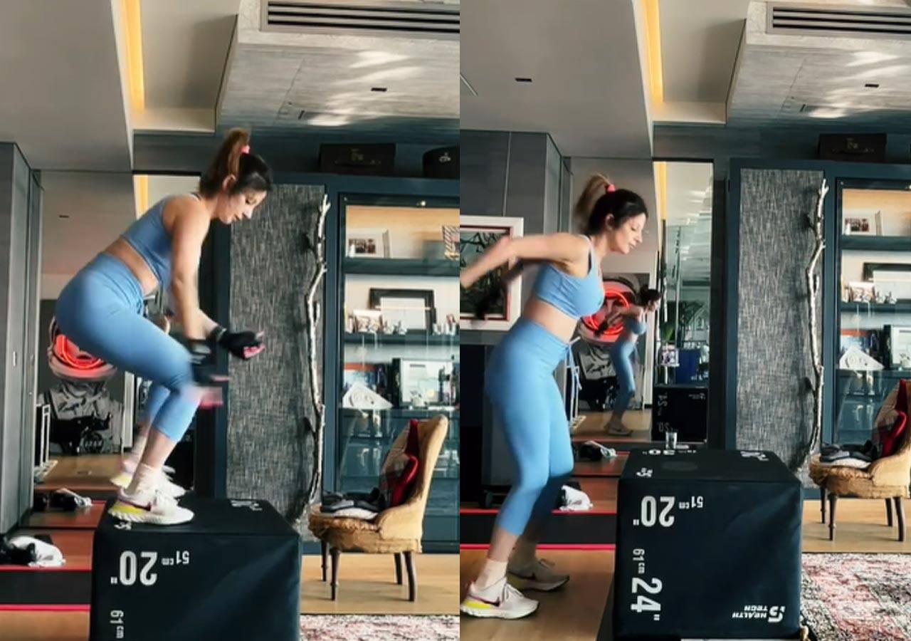 Hrithik Roshan’s ex wife Sussanne Khan flaunts her super fit body as she shares her insane workout video [Watch]