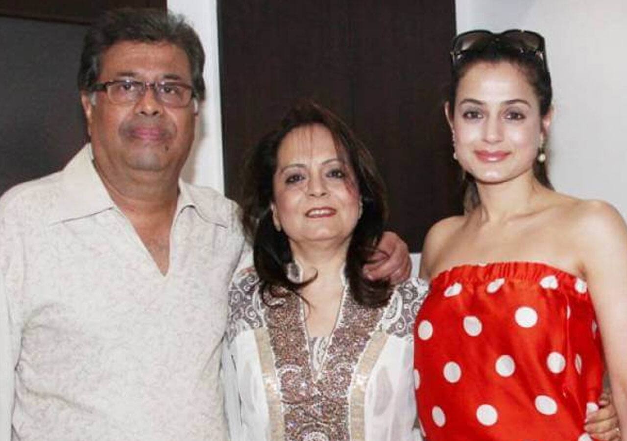 Ameesha Patel and family