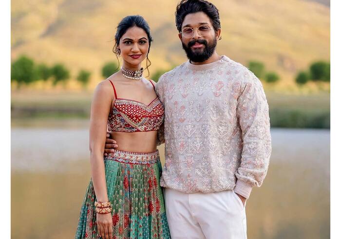 Allu Arjun and Sneha Reddy
