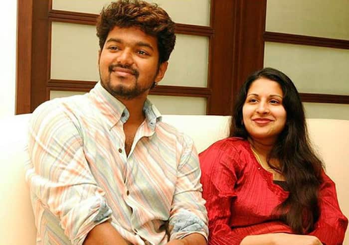 Thalapathy Vijay and Sangeeta Sornalingam