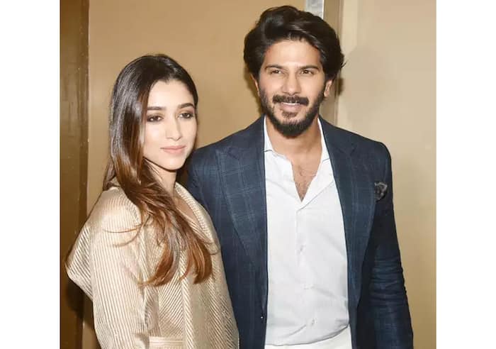 Dulquer Salmaan and Amal Sufiya