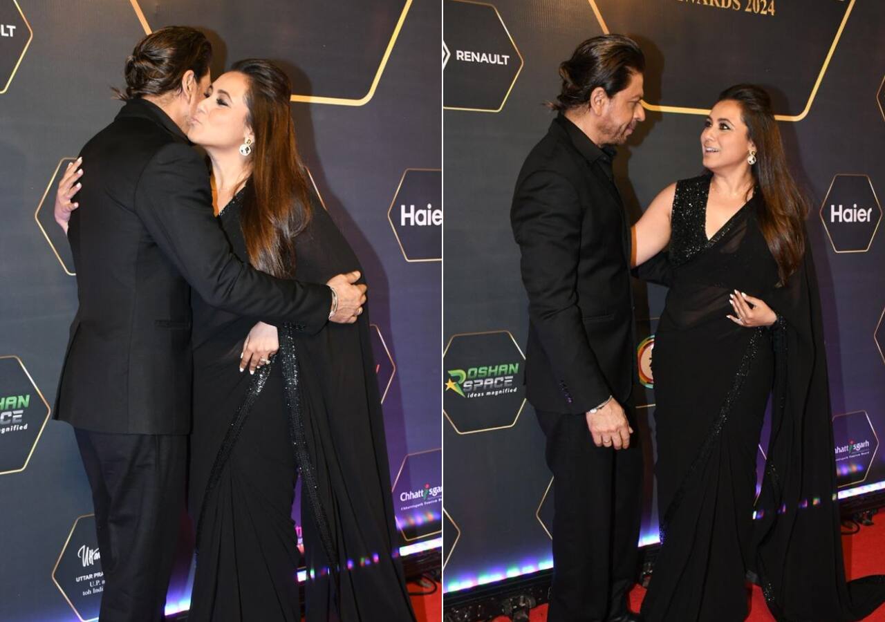 Shahrukh Khan hugged Rani Mukerji during the Dadasaheb Phalke Award