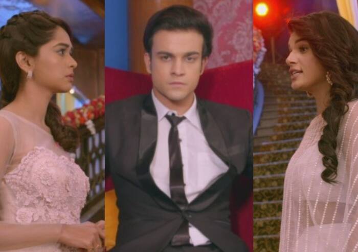 Prachi, Ranbir and Rhea from Kumkum Bhagya