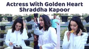Shraddha Kapoor celebrates her birthday with paparazzi;, netizens call her 'The Sweetest'