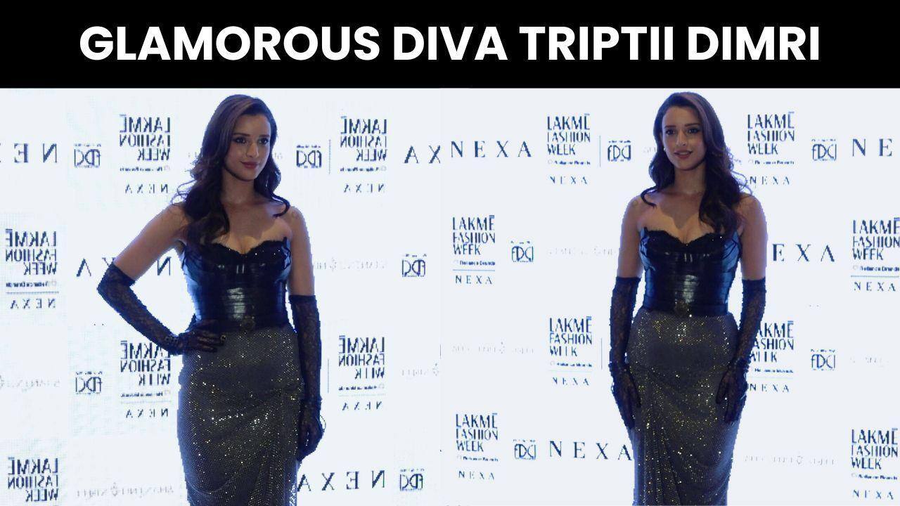 Triptii Dimri raises the temperature at the event with her sensational fashion [Watch]