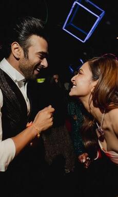 काफी स्पोर्टी था पुलकित-कृति का वेडिंग रिसेप्शन, वायरल हुईं फोटोज