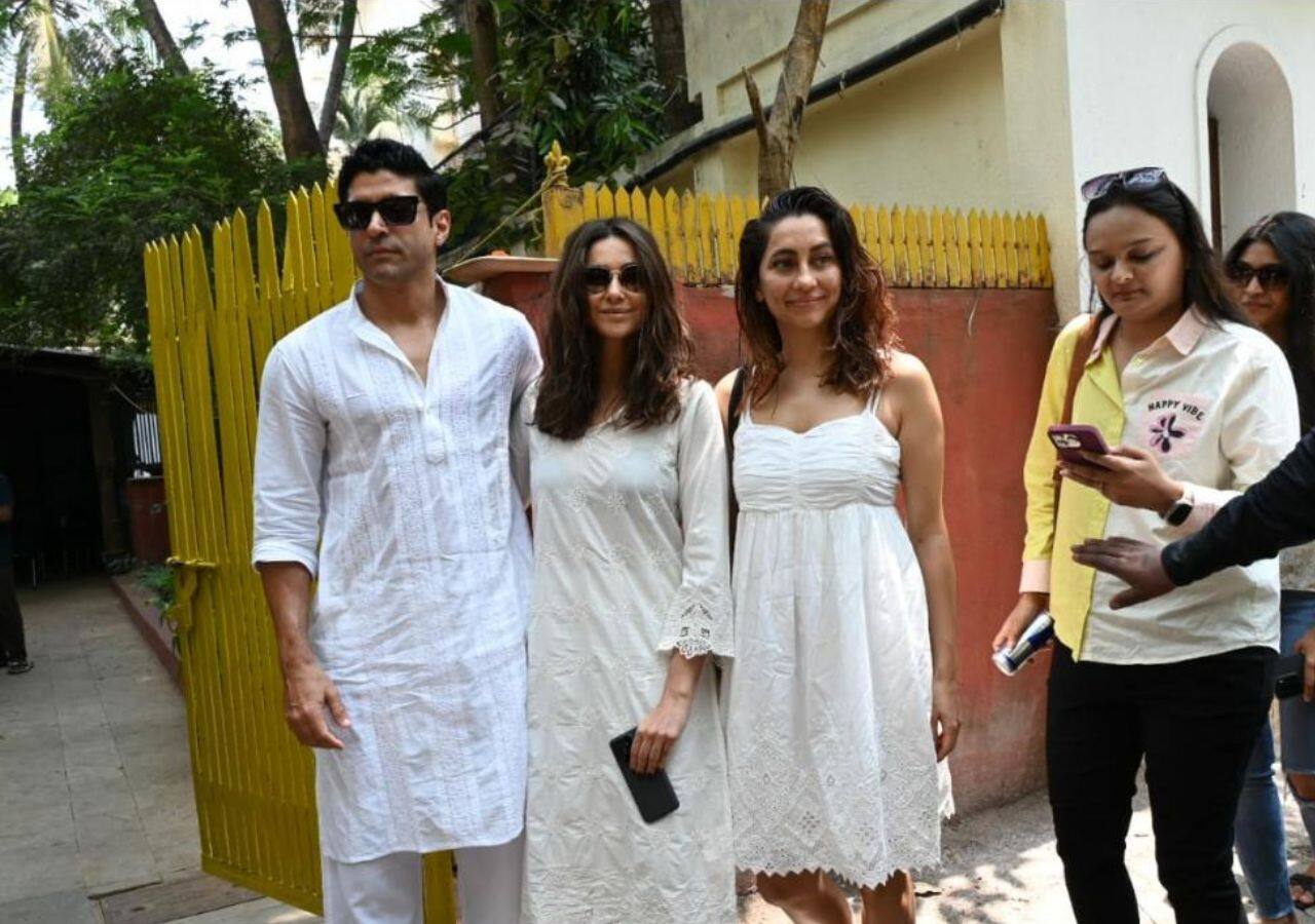 Farhan Akhtar with wife Shibani Dandekar