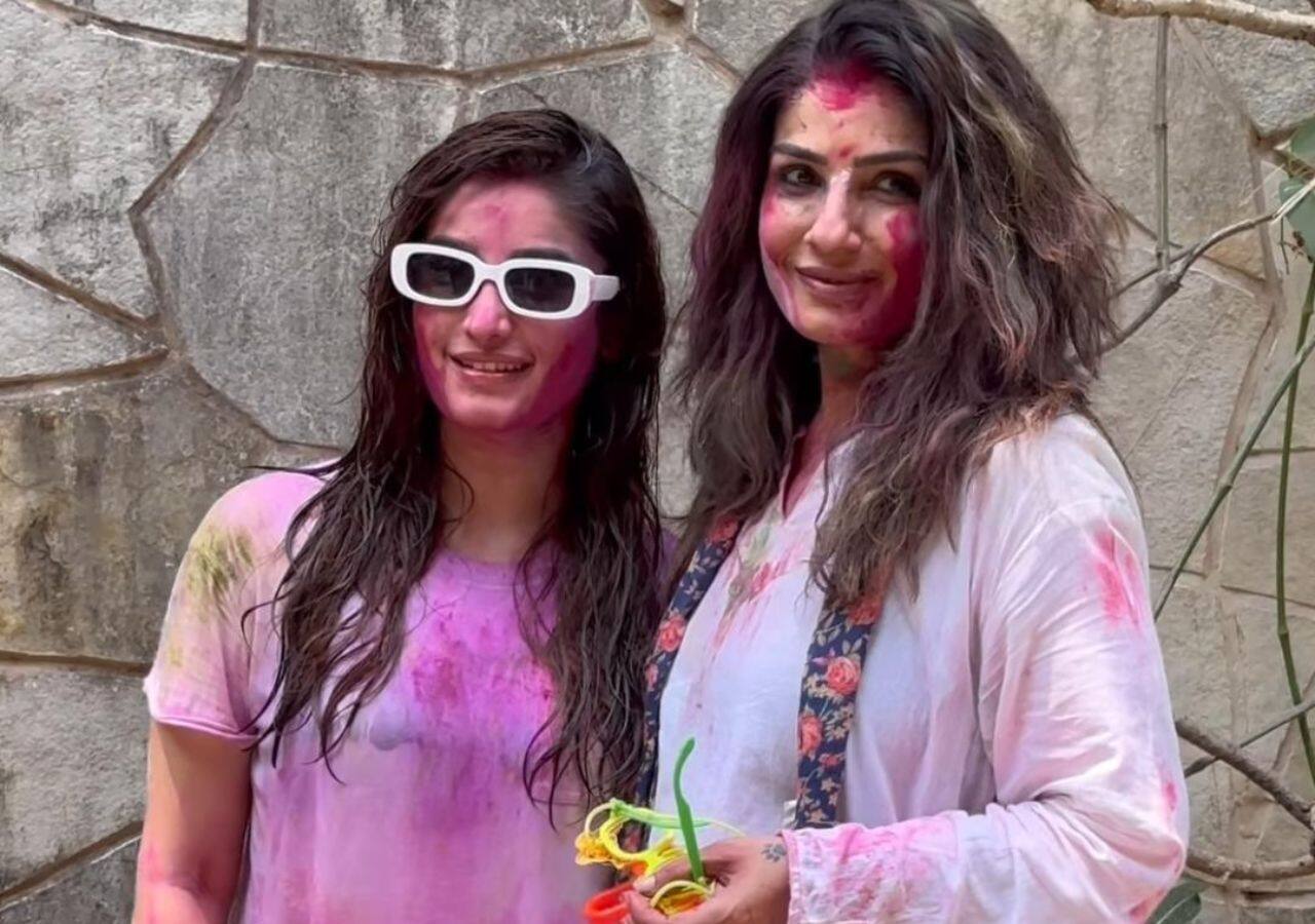 Raveena Tandon with daughter Rasha Thadani