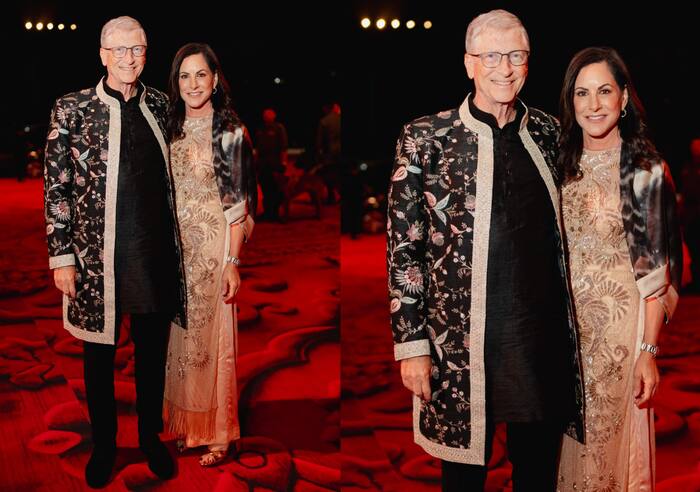 Bill Gates and Melinda Gates soak in the desi fervour at Anant Ambani, Radhika Merchant pre-wedding 