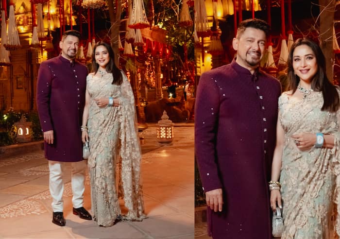 Madhuri Dixit and Sriram Nene set couple goals at Anant Ambani, Radhika Merchant's pre-wedding 