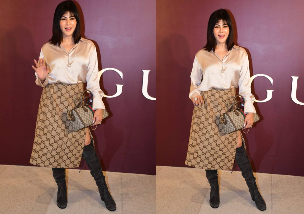 Wardha Nadiadwala at Gucci store