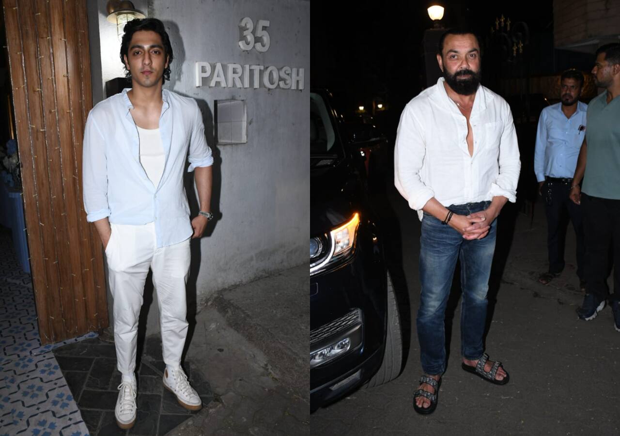 Ahan Panday and Bobby Deol at Alanna Panday baby shower