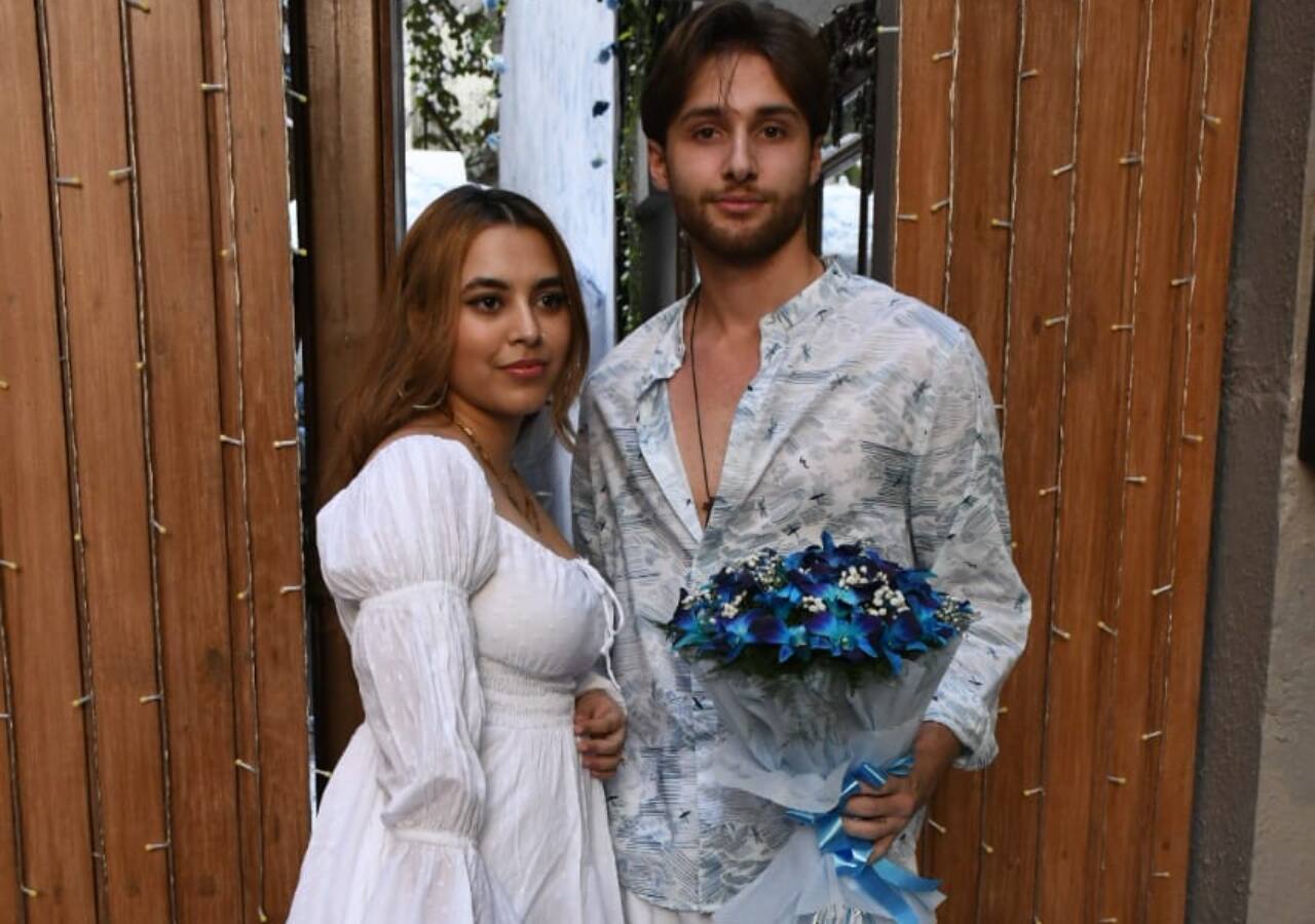 Aaliyah Kashyap and Shane Gregoire at Alanna Panday's baby shower