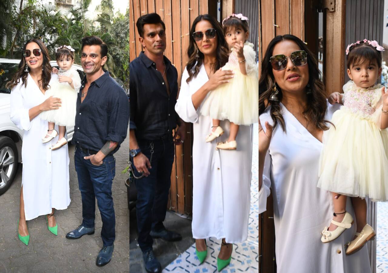 Devi Basu Singh Grover with Bipasha and Karan Singh Grover