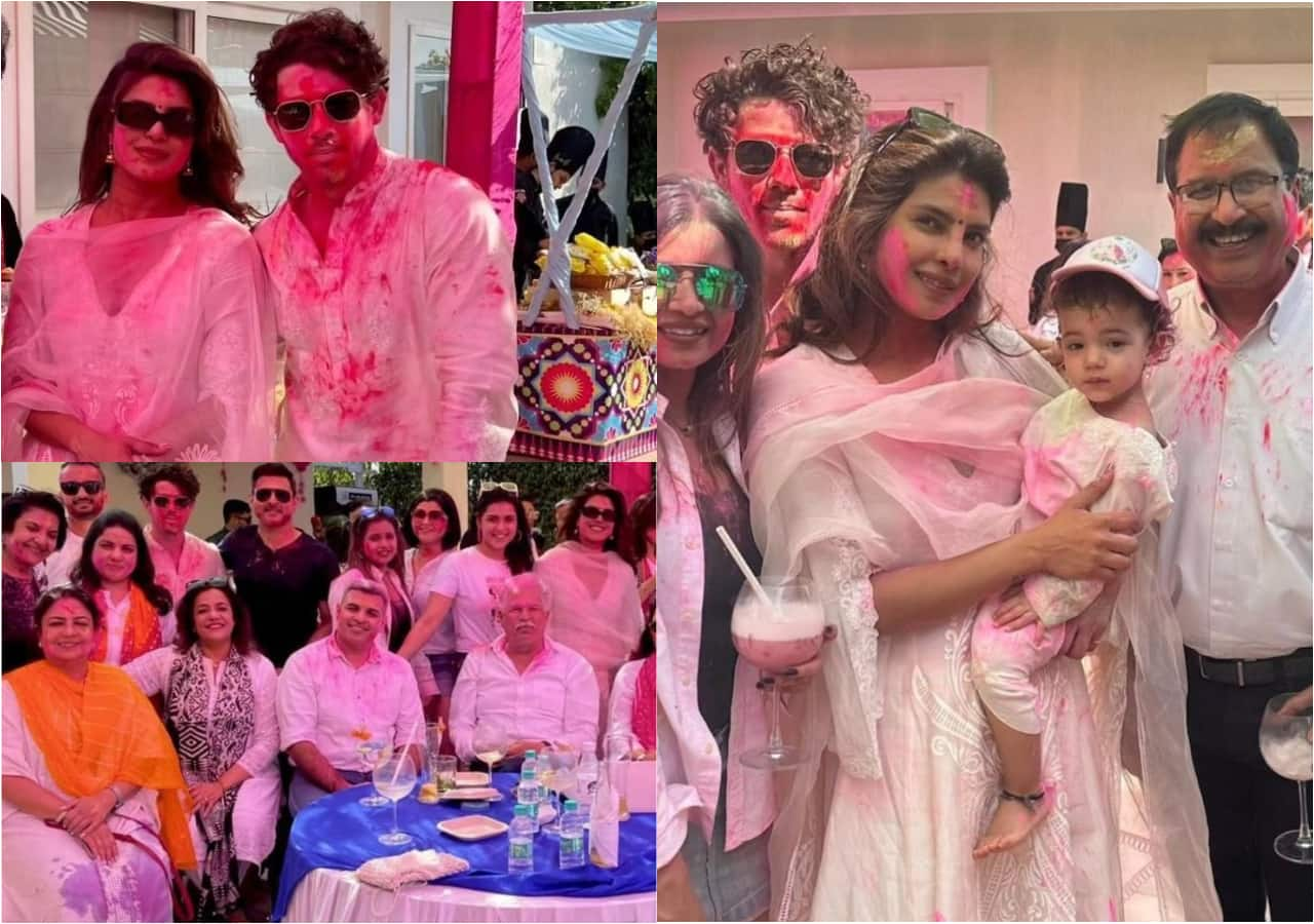 Holi 2024: Priyanka Chopra, Nick Jonas ensure Malti Marie has the best-ever first Holi in India; Mannara Chopra joins in the party [View Pics]