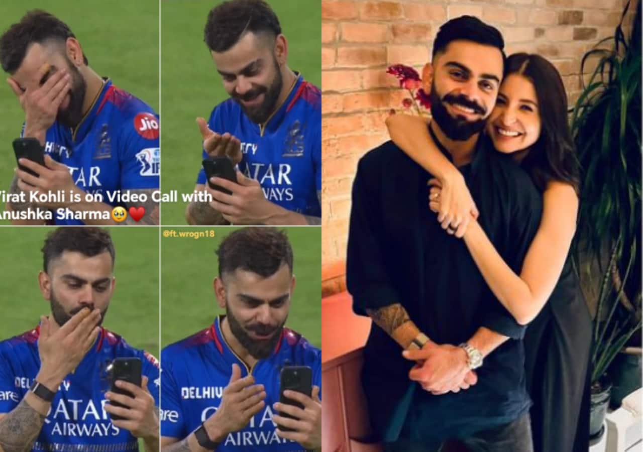 Virat Kohli gets mixed reactions for blowing kisses to Anushka Sharma ...