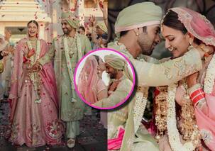 Pulkit Samrat Kriti Kharbanda Wedding: गुलाबी जोड़े में पुलकित की दुल्हन बनीं कृति खरबंदा, सामने आईं पहली फोटोज