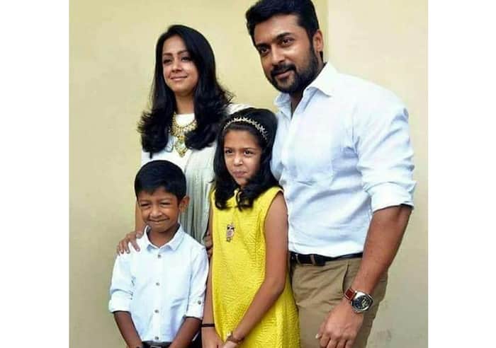 Suriya enjoys his time with his family