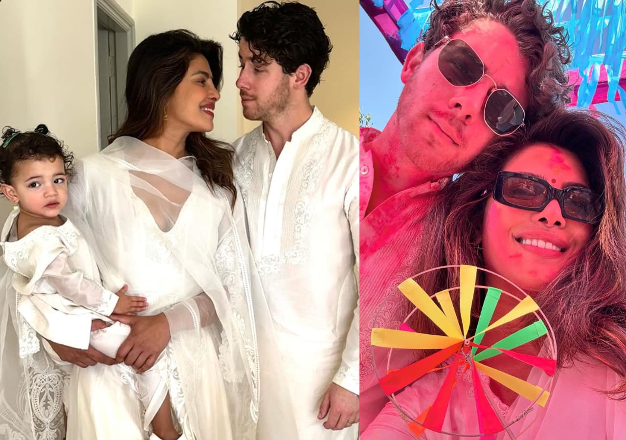 Priyanka Chopra shares UNSEEN pics with Malti Marie, Nick Jonas and others from their Holi celebrations in India