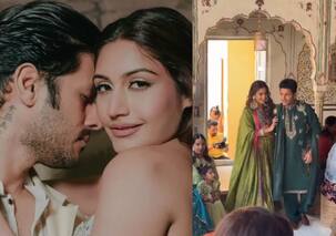 Surbhi Chandna -Karan Sharma wedding: Naagin 5 actress stuns in a lehenga at her mehendi ceremony [Watch Video]