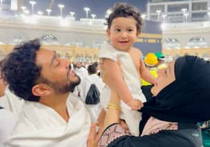 Gauahar Khan FINALLY reveals the face of her baby boy Zehaan; check out the adorable picture straight from Mecca