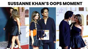 Heeramandi premiere: Sussanne Khan gets uncomfortable in a short dress, video goes viral [Watch]