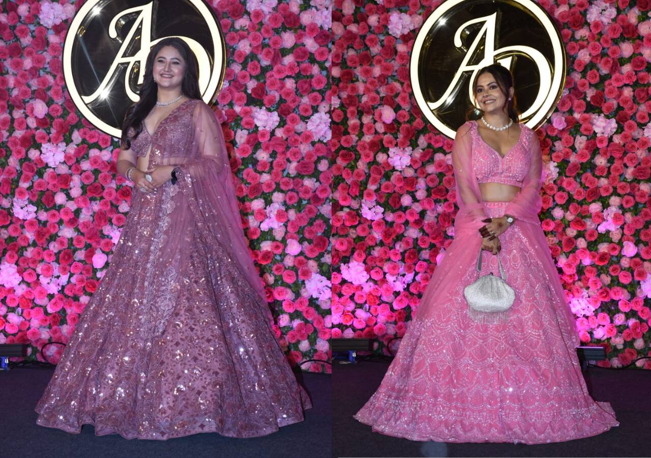 Arti Singh, Dipak Chauhan Sangeet: Rashami Desai and Devoleena Bhattacharjee 